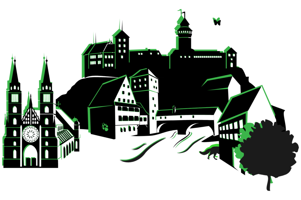 Foxtrail Grafik Stadt Nuernberg